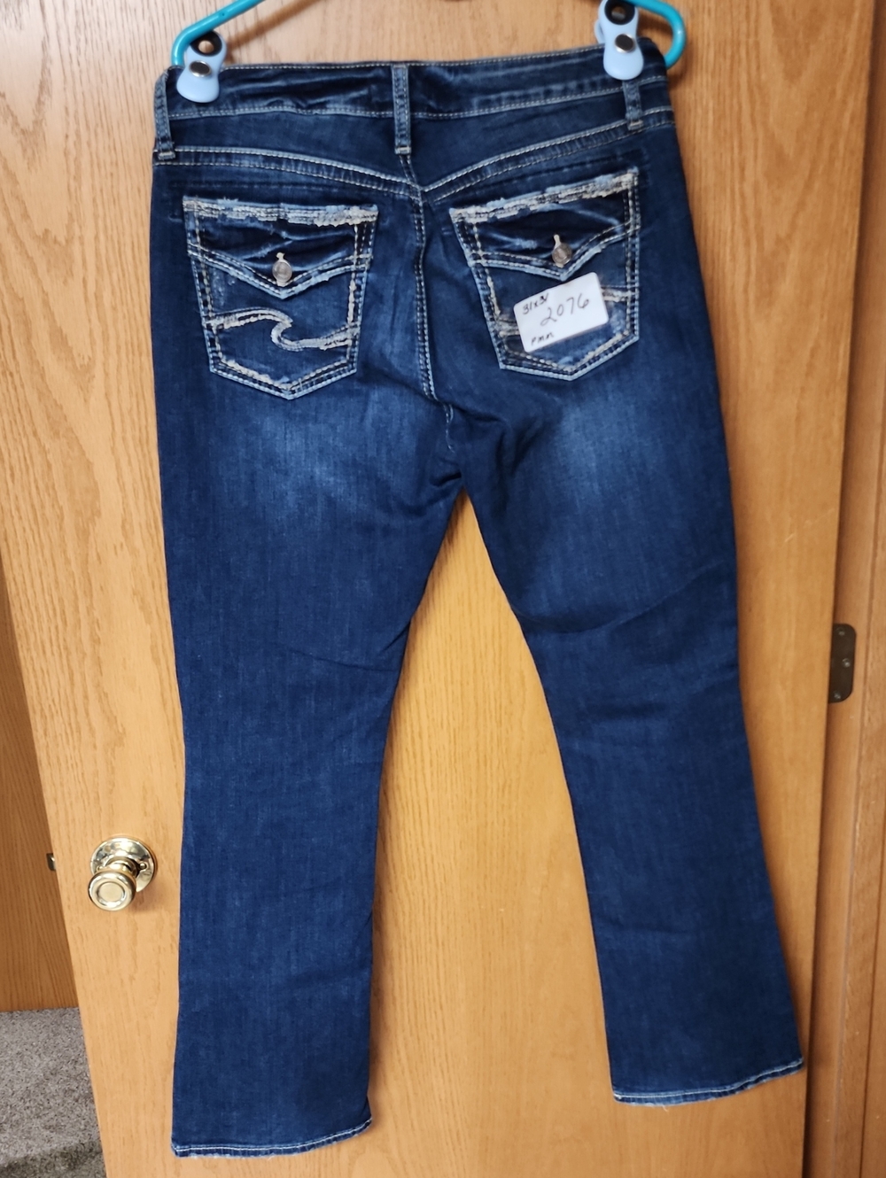Silver Avery Jeans Women’s Dark Blue Bootcut Denim 31x31 number 2076